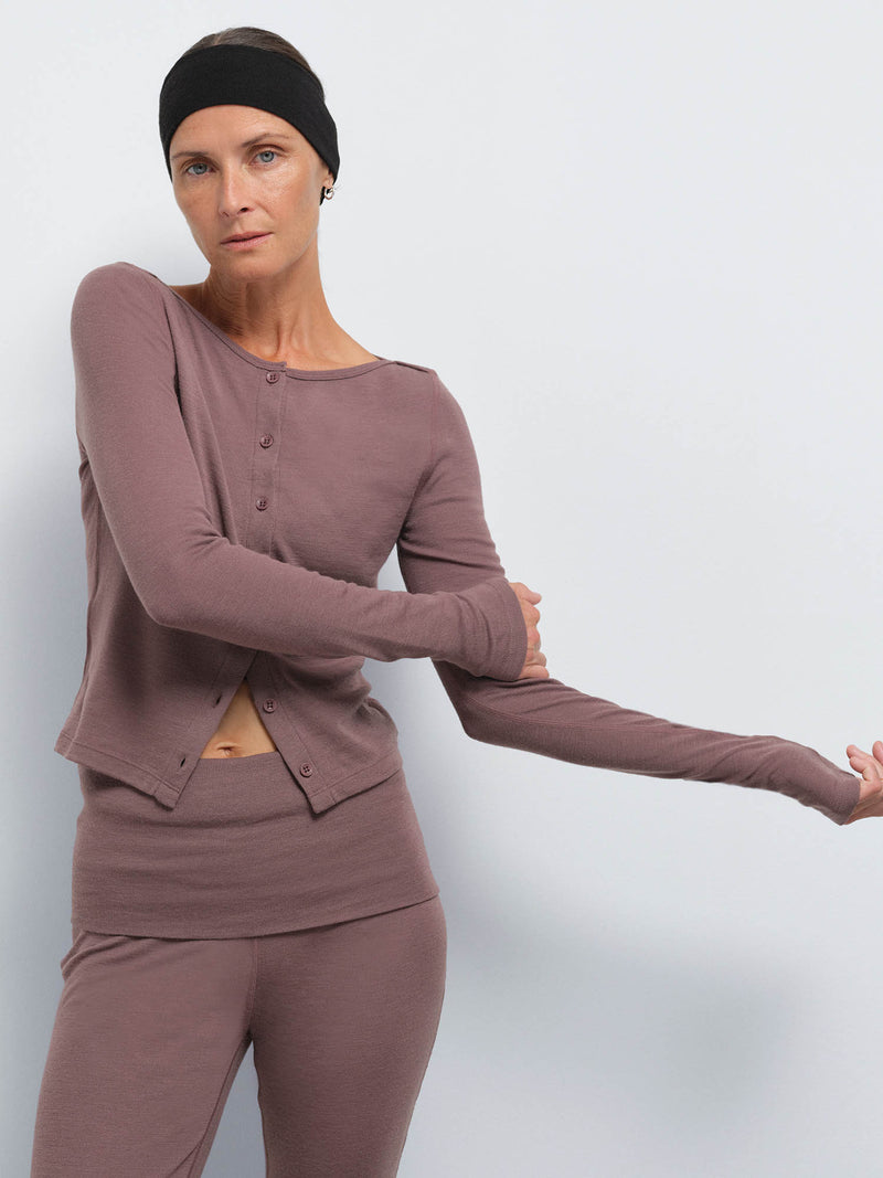 Merino Boatneck Cardigan