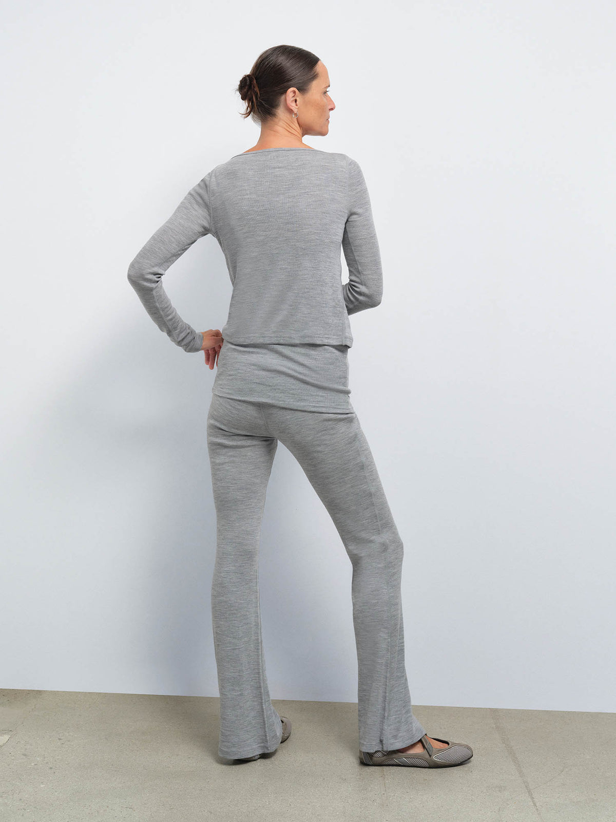 Merino Foldover Pant