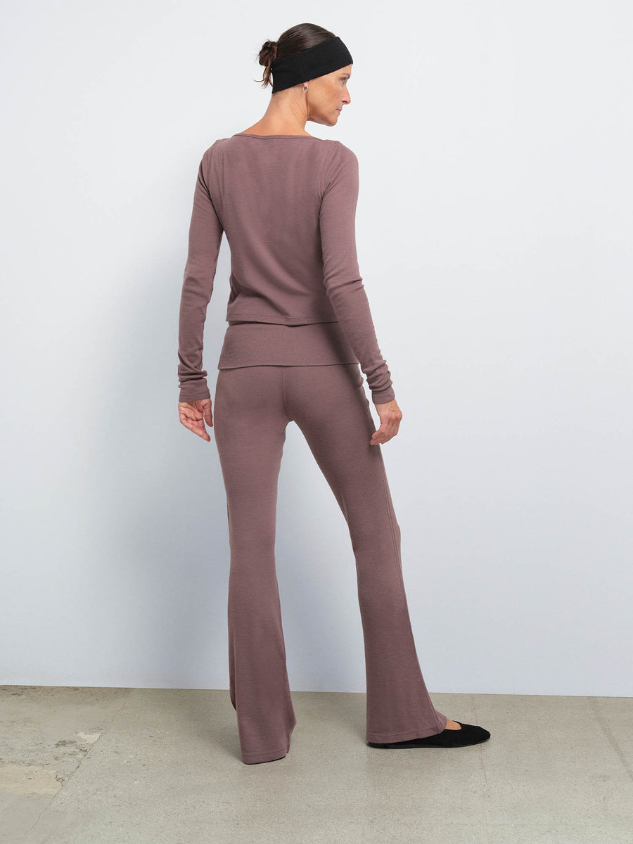 Merino Foldover Pant