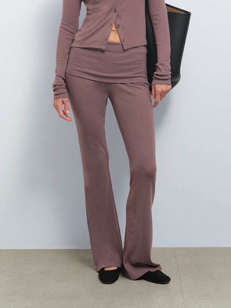 Merino Foldover Pant