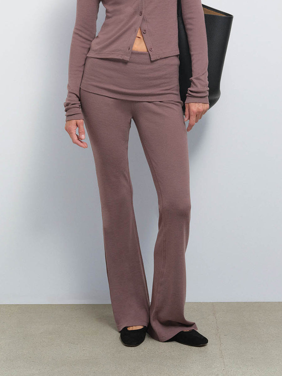 Merino Foldover Pant