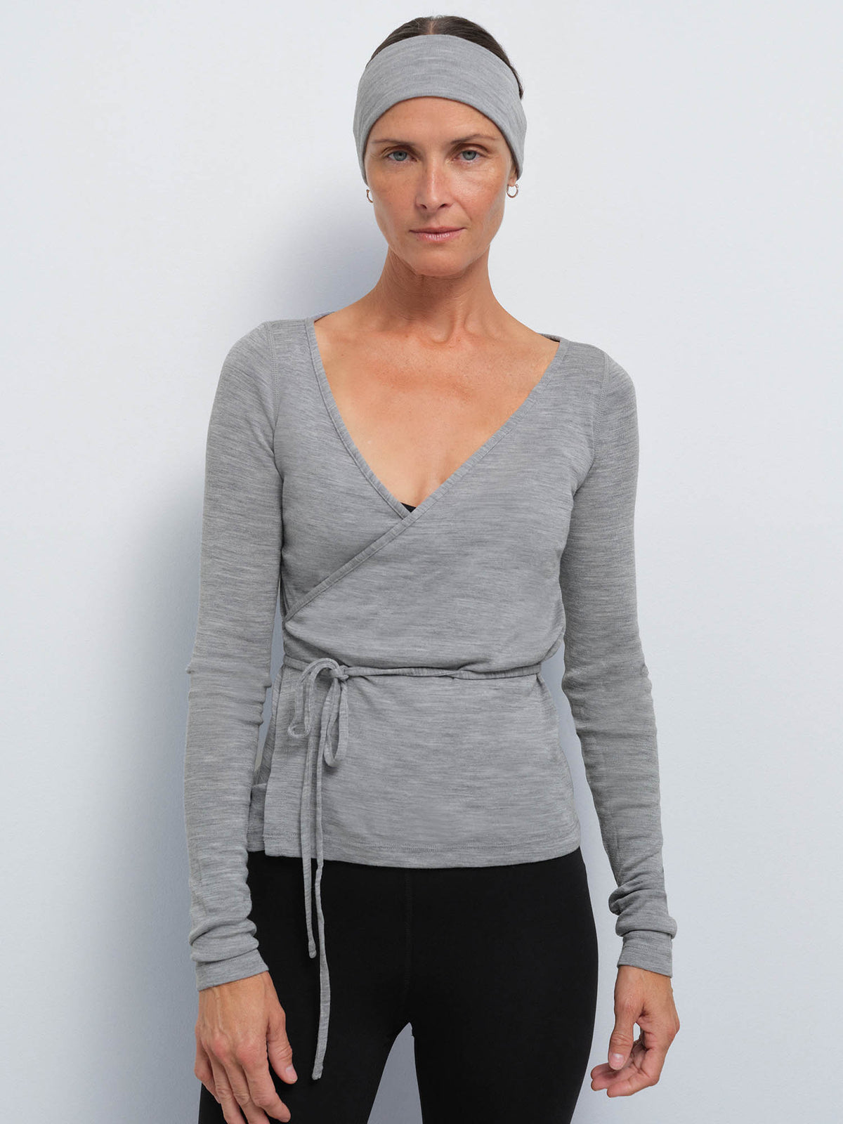 Merino Wrap Top