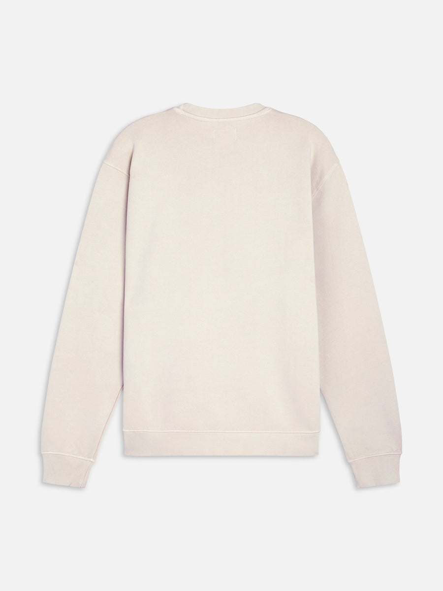 Men's Organic Fleece Crew Neck Sweatshirt-Sweatshirts-MATE the Label-BONE-S-MATE the Label