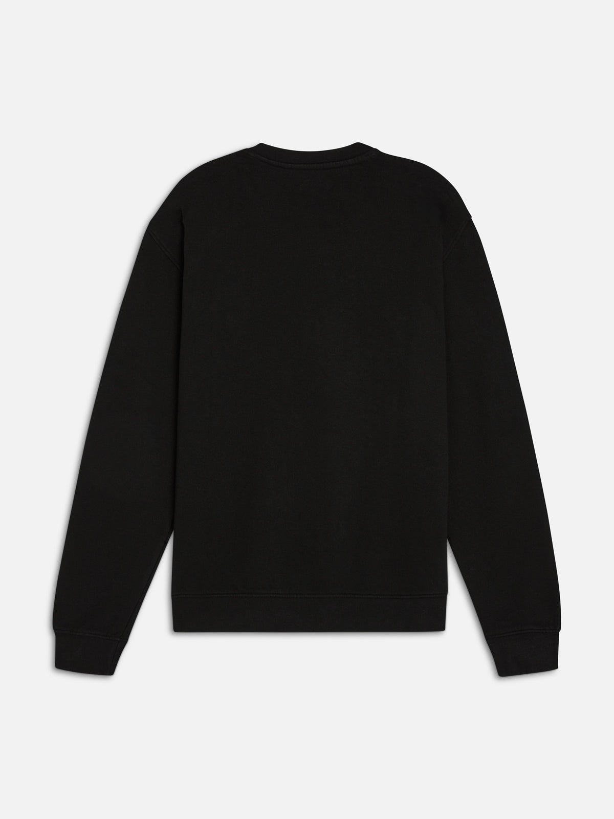 Men's Organic Fleece Crew Neck Sweatshirt-Sweatshirts-MATE the Label-JET BLACK-S-MATE the Label