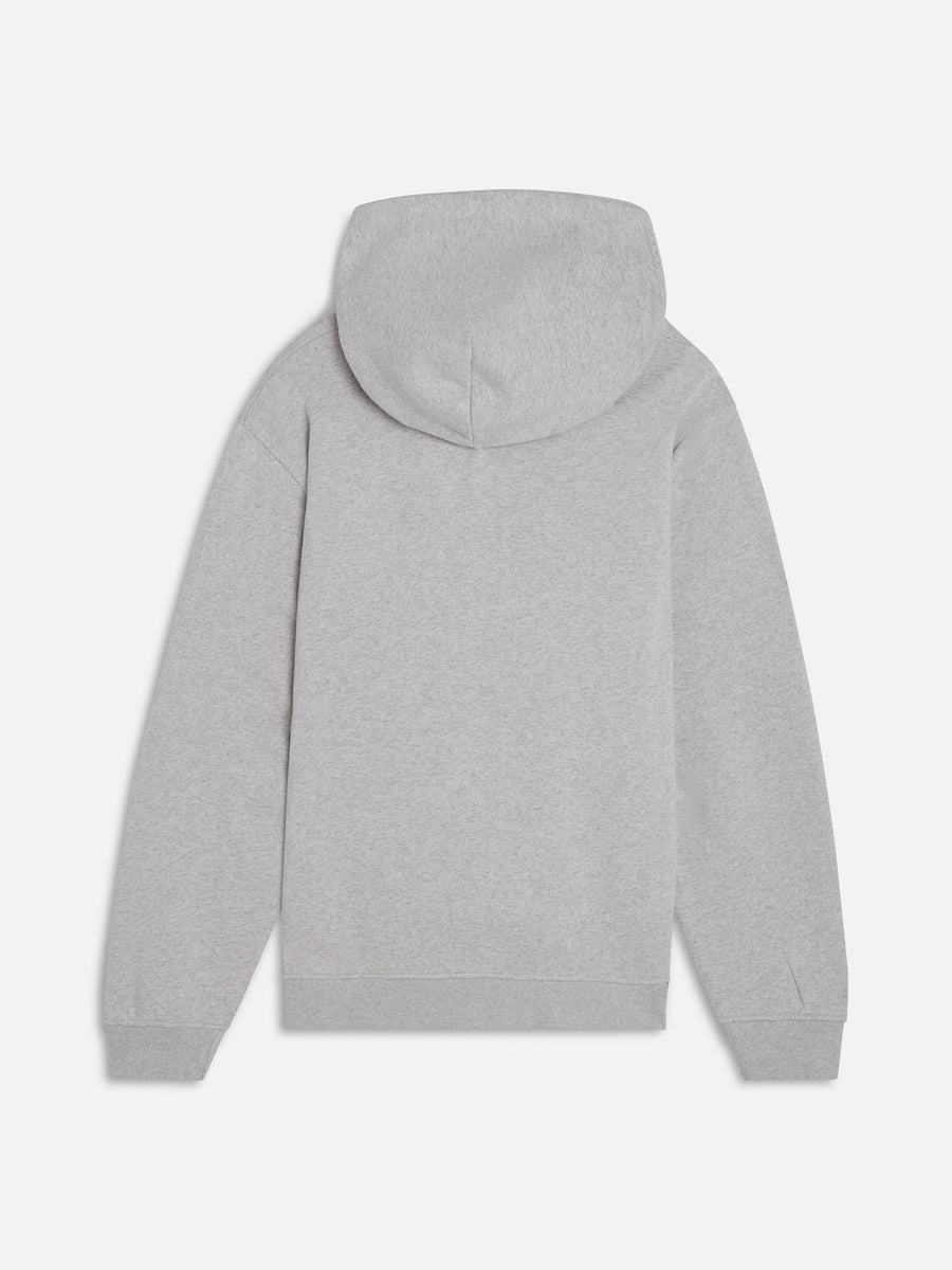 Men's Organic Fleece Hoodie-Sweatshirts-MATE the Label-HEATHER GREY-S-MATE the Label