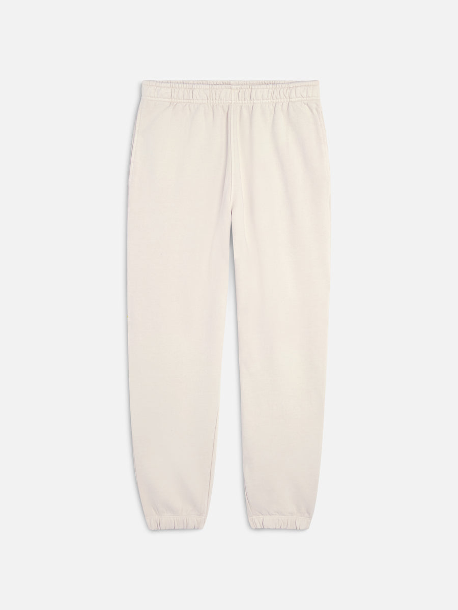 Men's Organic Fleece Relaxed Sweatpant-Sweatpants-MATE the Label-BONE-S-MATE the Label