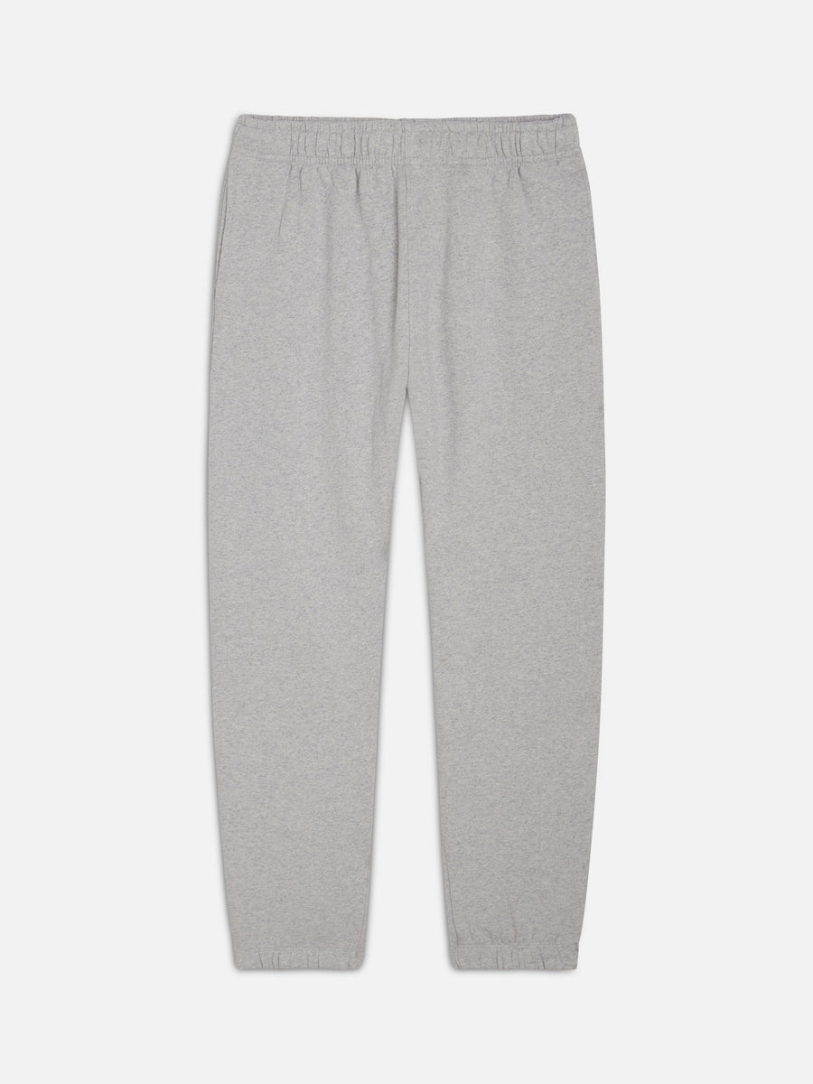 Men's Organic Fleece Relaxed Sweatpant-Sweatpants-MATE the Label-HEATHER GREY-S-MATE the Label