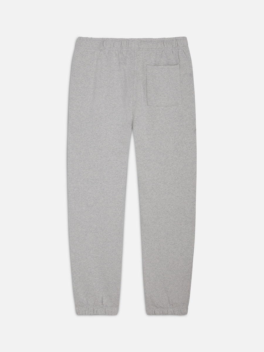 Men's Organic Fleece Relaxed Sweatpant-Sweatpants-MATE the Label-HEATHER GREY-S-MATE the Label
