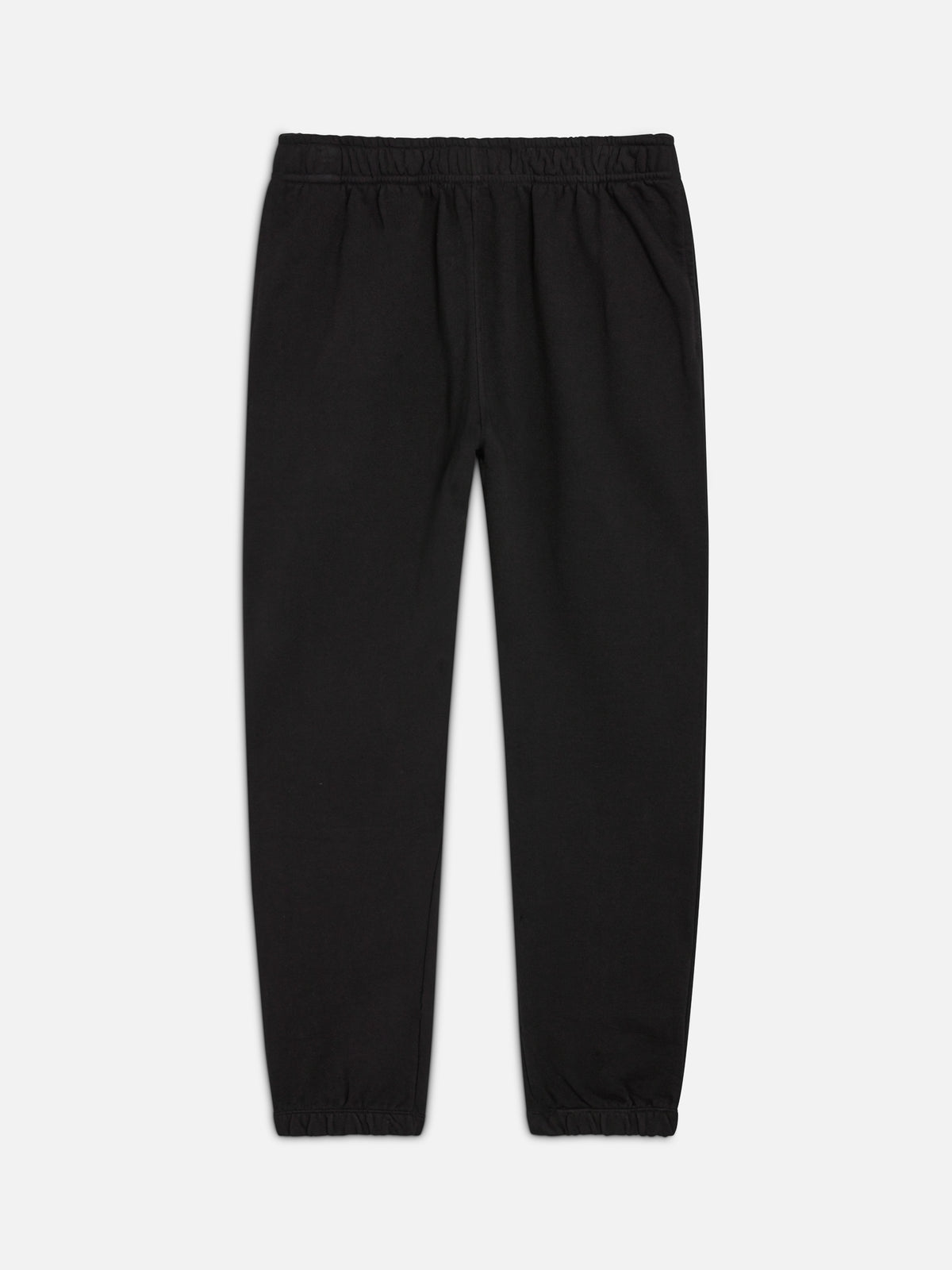 Men's Organic Fleece Relaxed Sweatpant-Sweatpants-MATE the Label-JET BLACK-S-MATE the Label