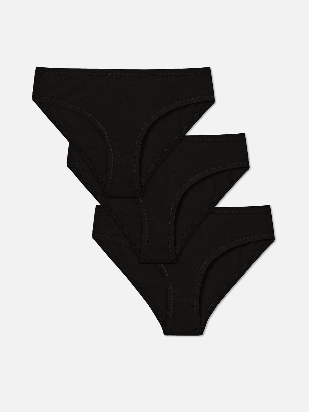 Organic Comfort Mid Rise Bikini 3 Pack
