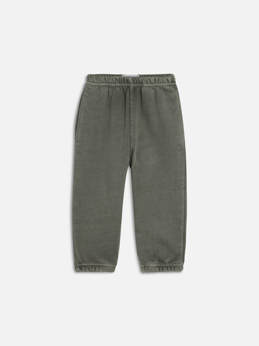 Mini Organic Fleece Sweatpant-Sweatpants-MATE the Label-FOREST-0/6m-MATE the Label