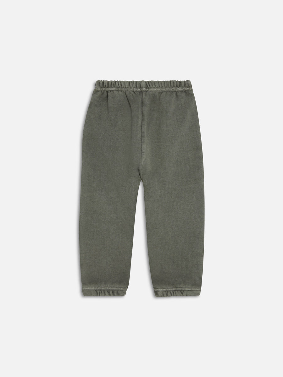 Mini Organic Fleece Sweatpant-Sweatpants-MATE the Label-FOREST-0/6m-MATE the Label