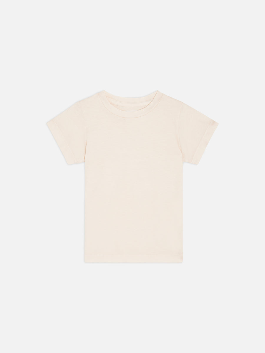 Mini Organic Cotton Classic Tee-Tees-MATE the Label-BONE-0/6m-MATE the Label