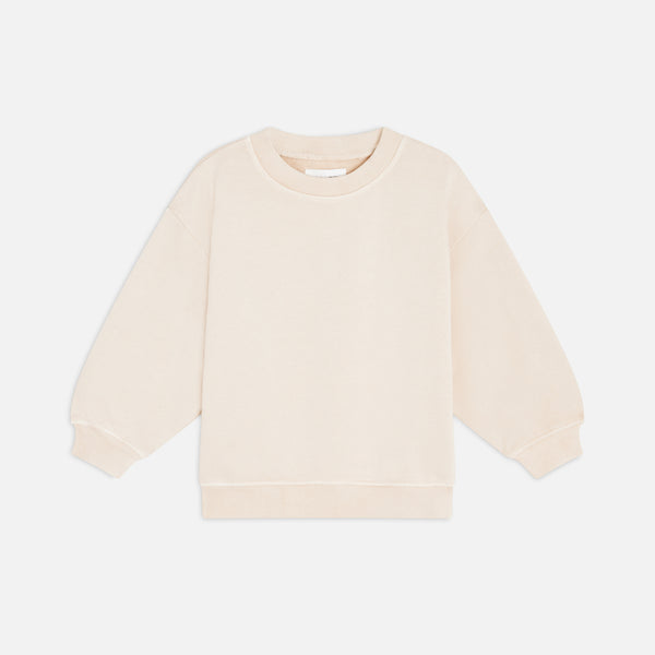 Mini Organic Fleece Crew Neck Sweatshirt