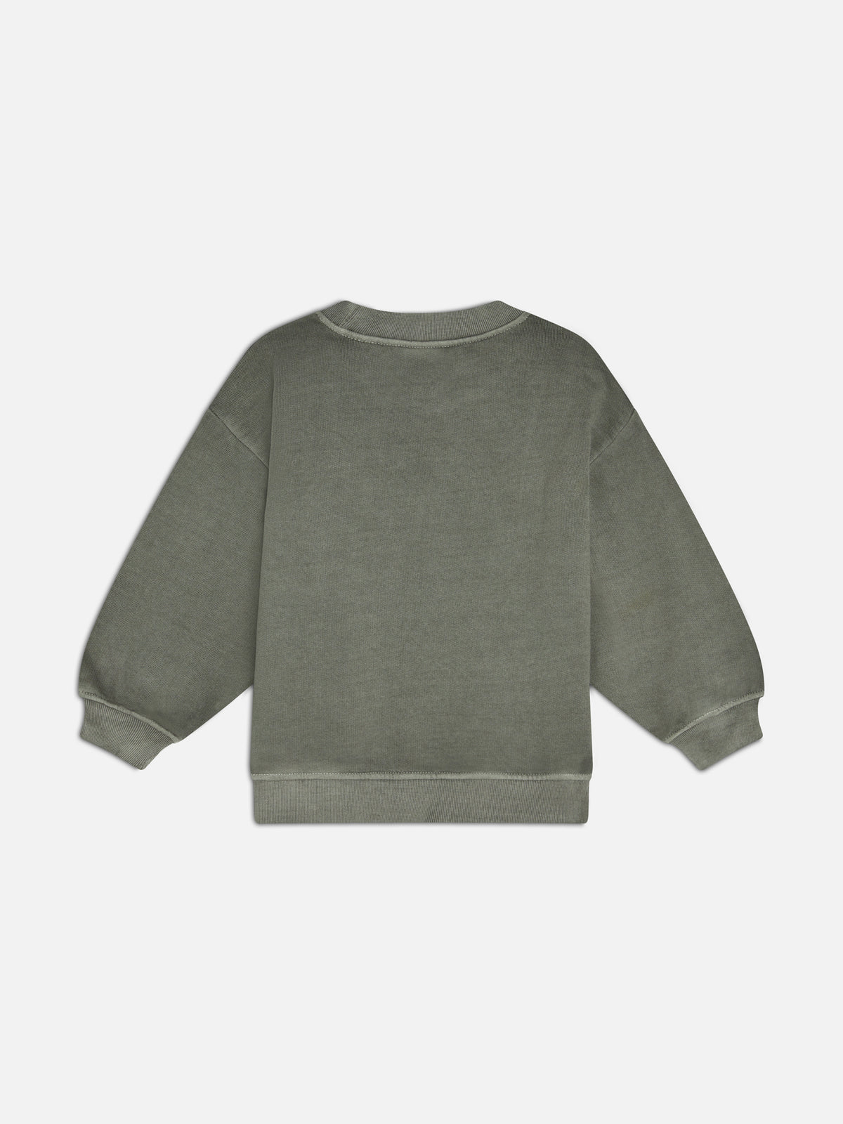 Mini Organic Fleece Crew Neck Sweatshirt-Kids-MATE the Label-FOREST-0/6m-MATE the Label