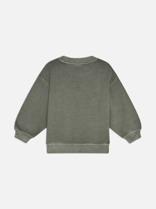 Mini Organic Fleece Crew Neck Sweatshirt