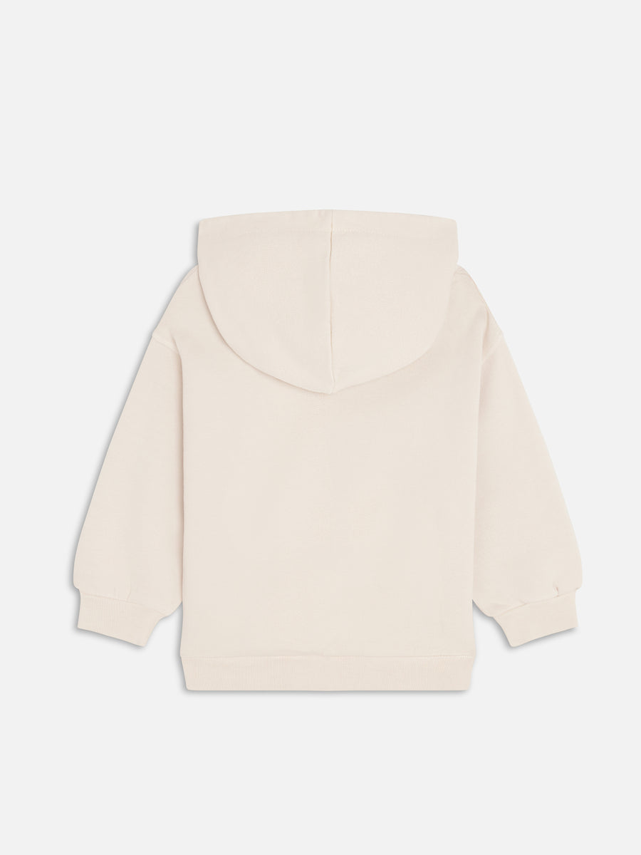 Mini Organic Fleece Hoodie-Sweatshirts-MATE the Label-BONE-0/6m-MATE the Label