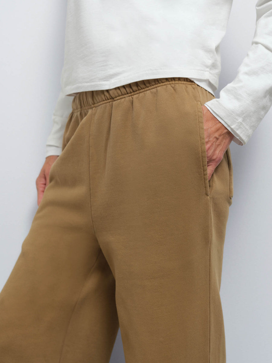 Organic Fleece Straight Leg Sweatpant