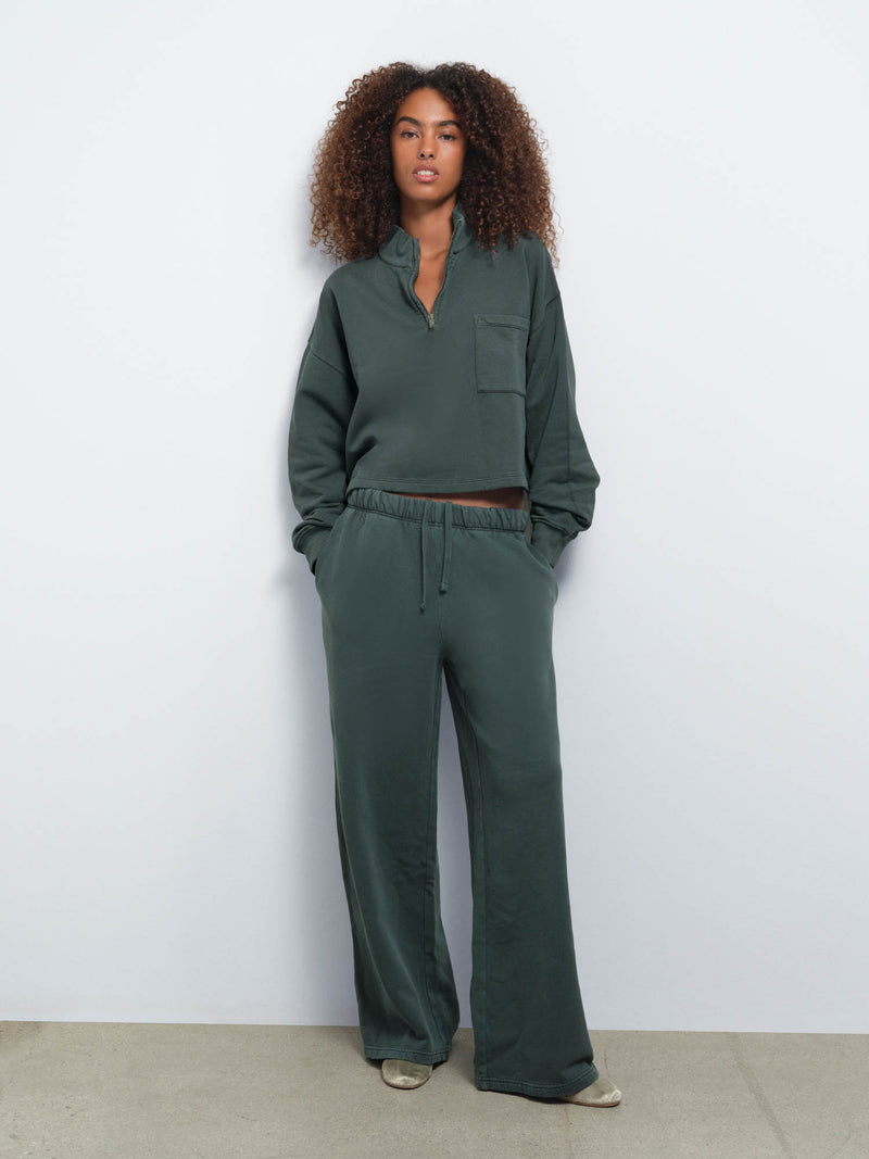 Organic Fleece Straight Leg Sweatpant