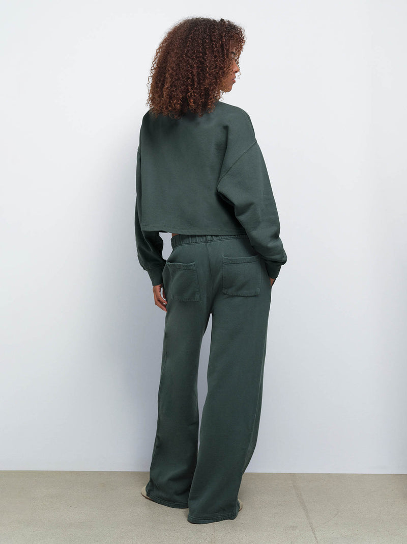 Organic Fleece Straight Leg Sweatpant