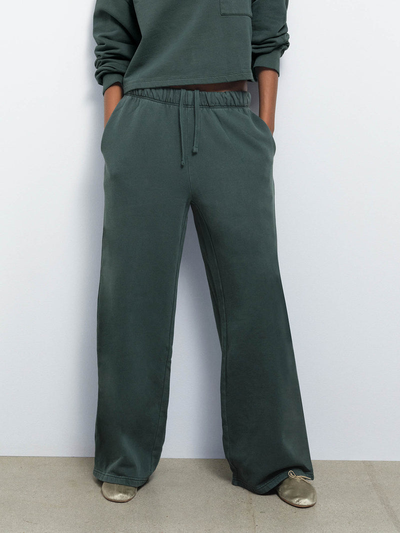 Organic Fleece Straight Leg Sweatpant