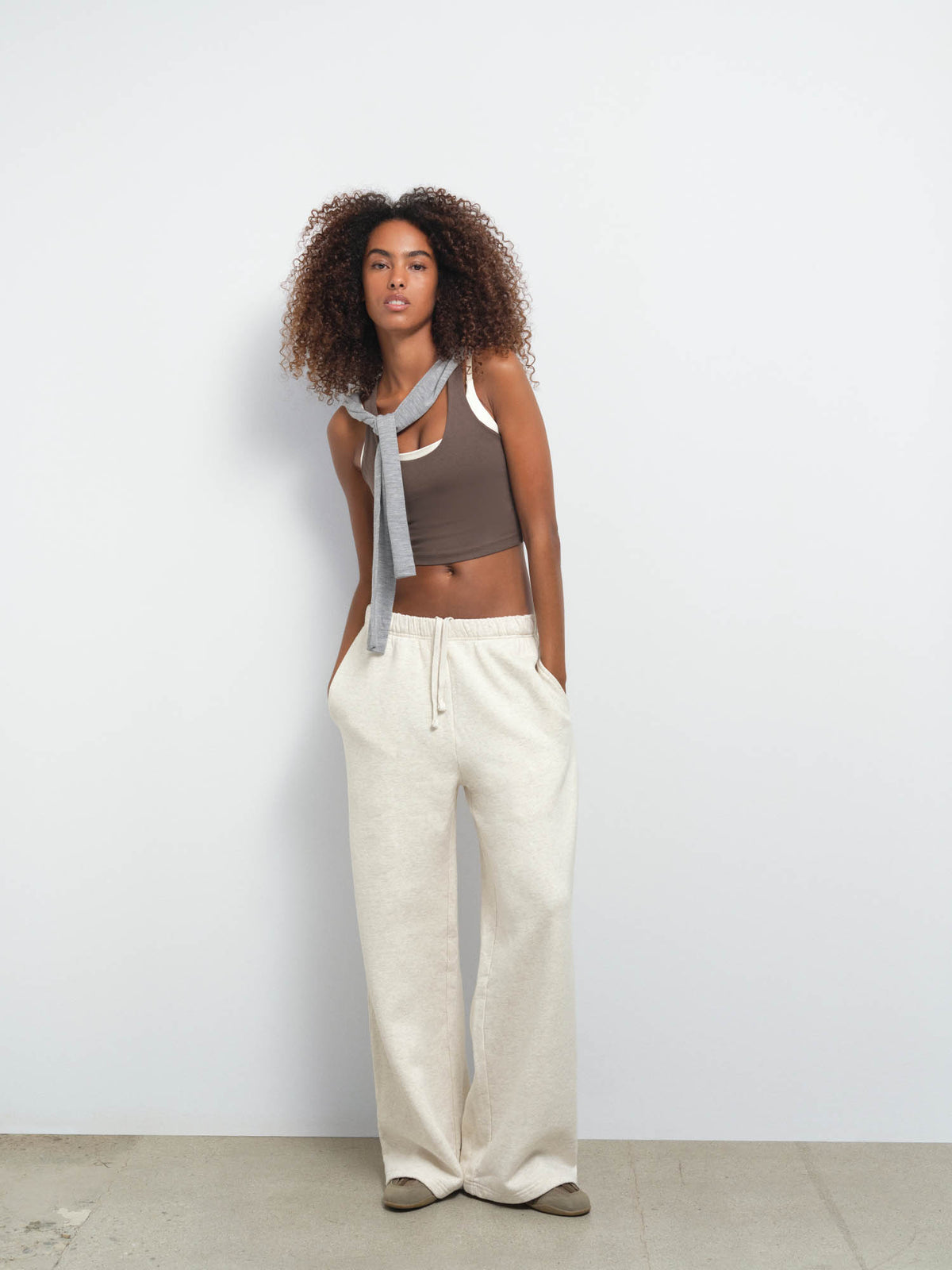 Organic Fleece Straight Leg Sweatpant
