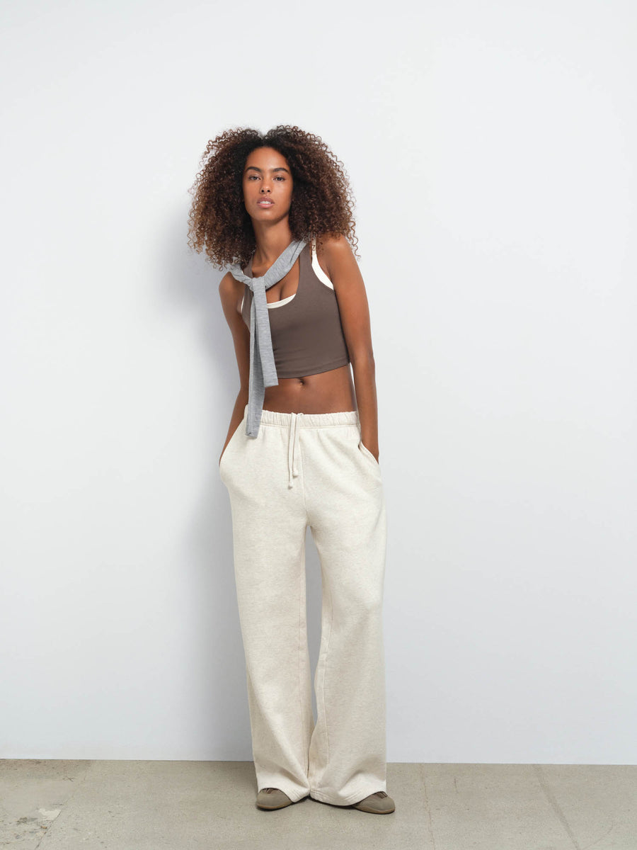 Organic Fleece Straight Leg Sweatpant