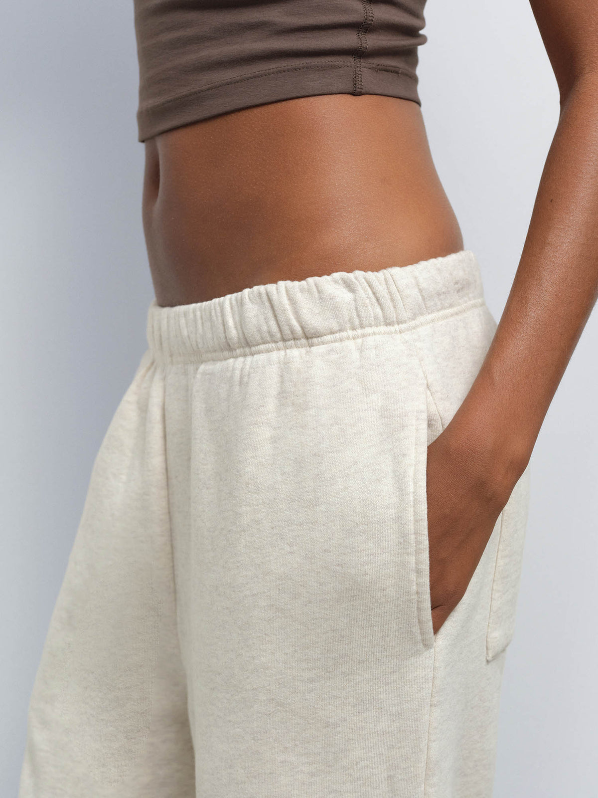 Organic Fleece Straight Leg Sweatpant