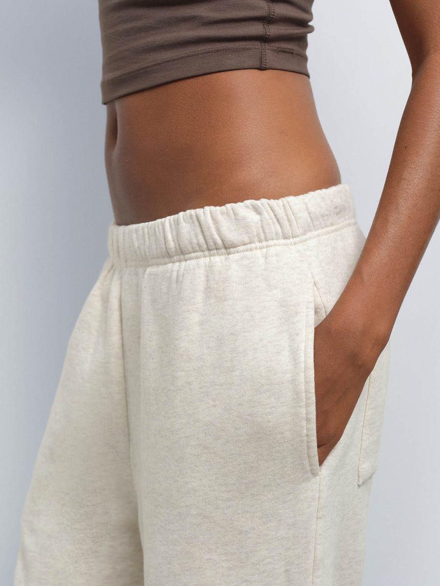 Organic Fleece Straight Leg Sweatpant