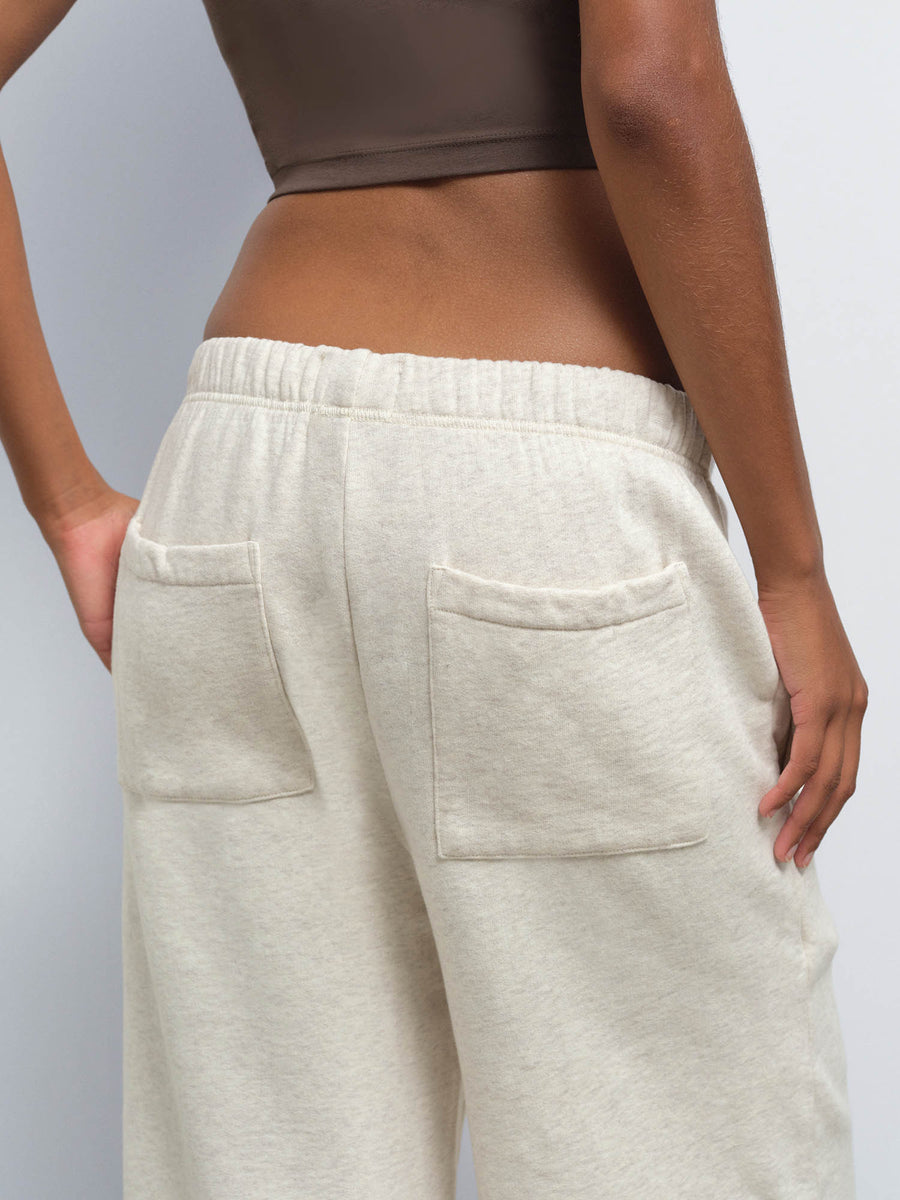 Organic Fleece Straight Leg Sweatpant