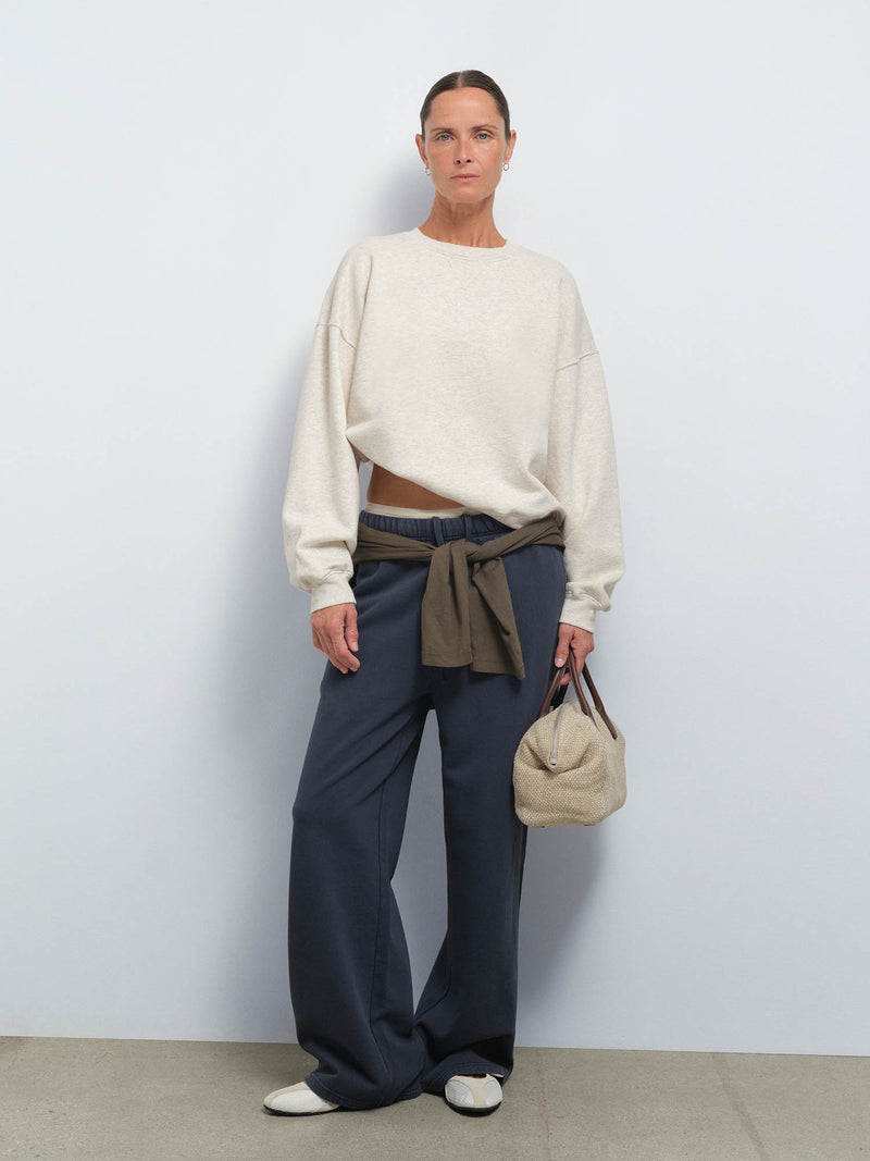 Organic Fleece Straight Leg Sweatpant