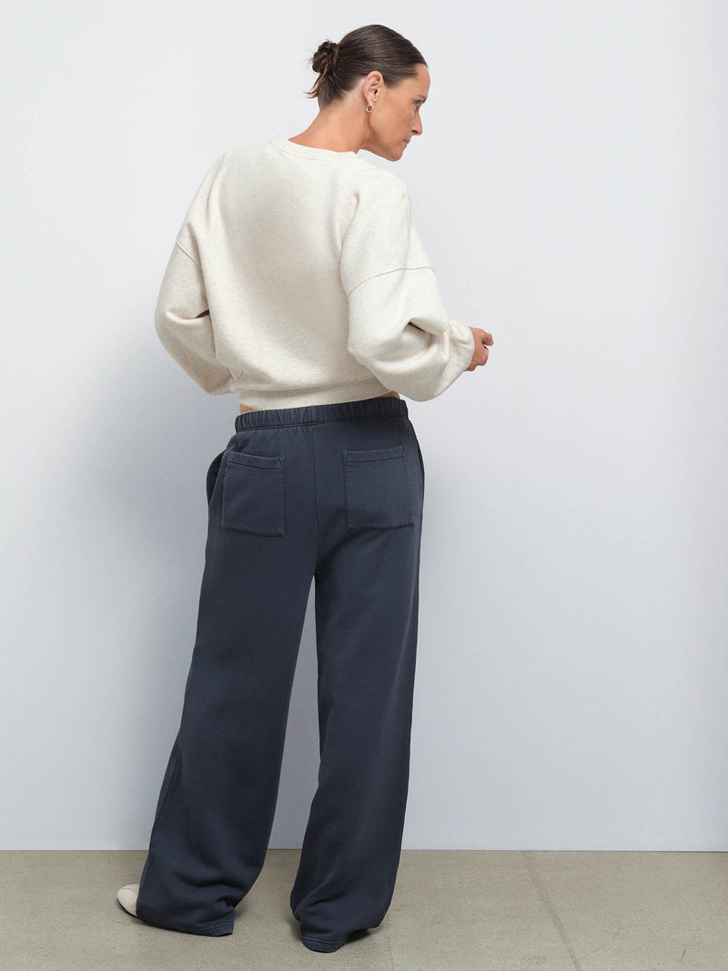 Organic Fleece Straight Leg Sweatpant