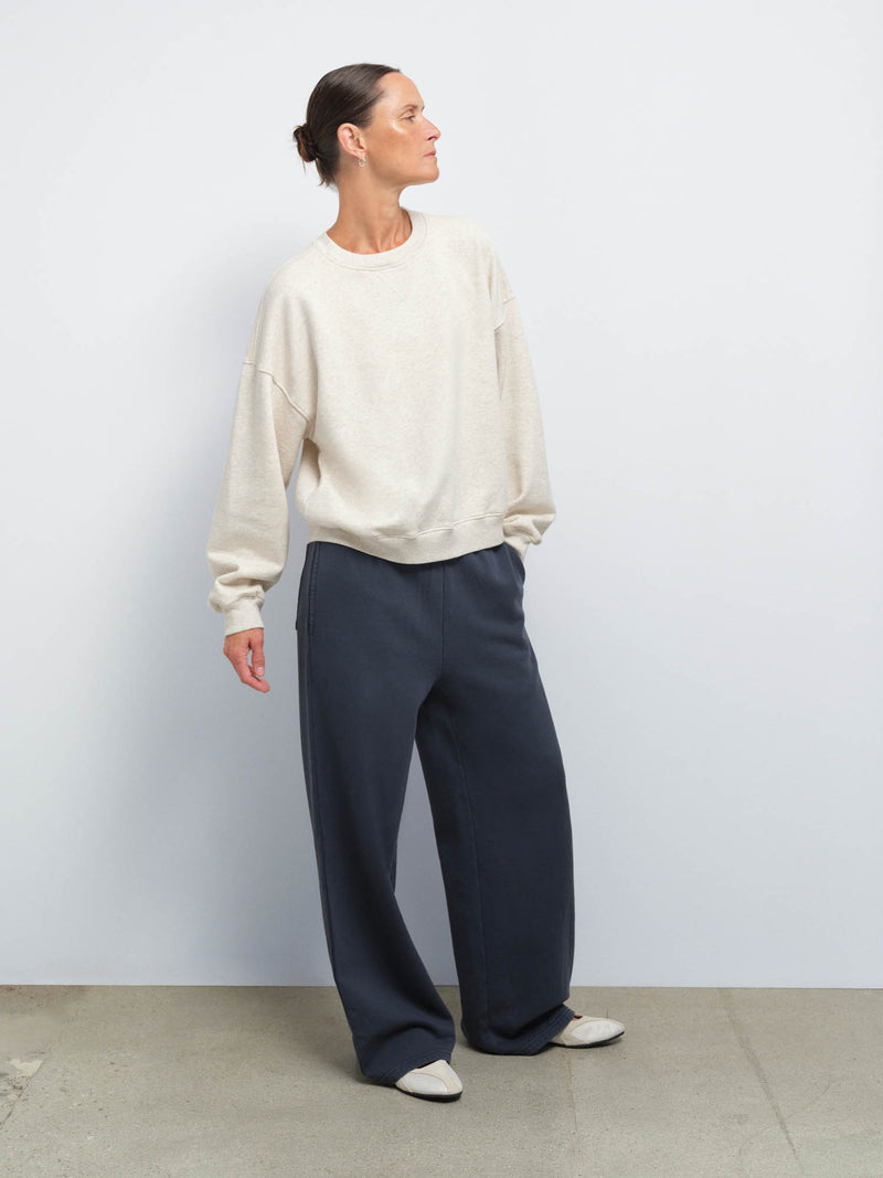 Organic Fleece Straight Leg Sweatpant
