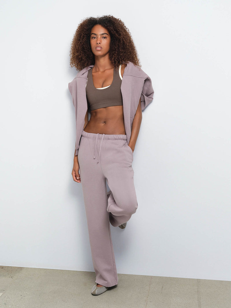 Organic Fleece Straight Leg Sweatpant
