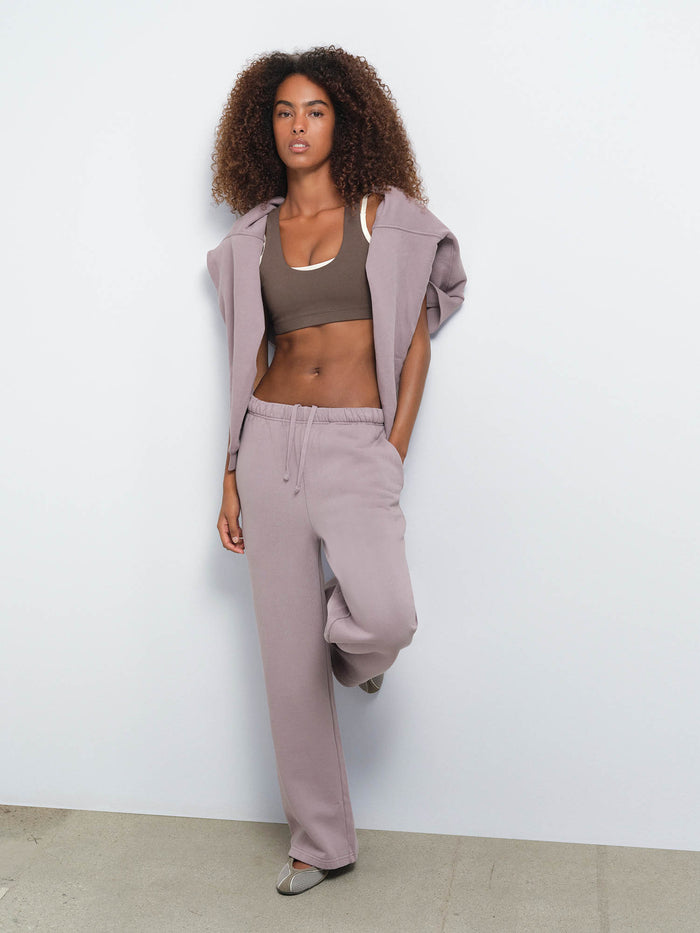 Organic Fleece Straight Leg Sweatpant