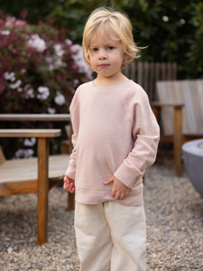 Mini Organic Lightweight Terry Raglan Sweatshirt