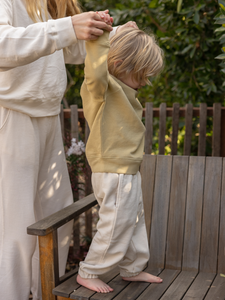 Mini Organic Lightweight Terry Raglan Sweatshirt