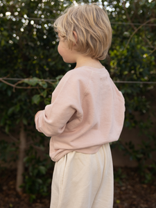 Mini Organic Lightweight Terry Raglan Sweatshirt