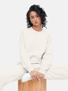 Organic Fleece Crop Sweatshirt