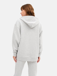 Organic Fleece Oversized Zip Hoodie