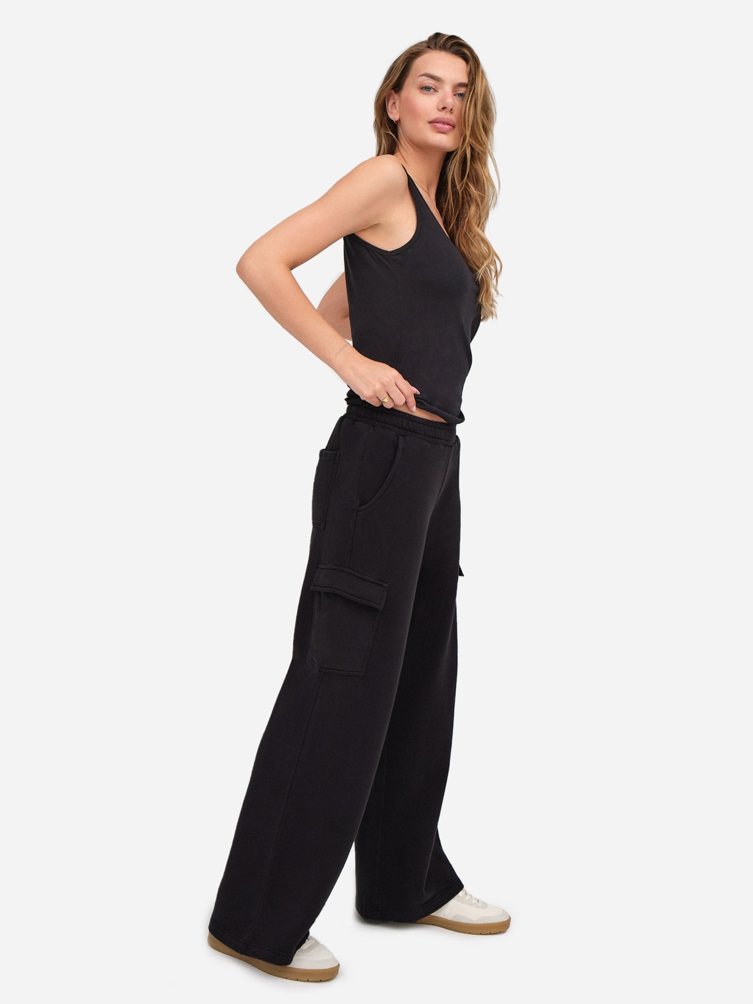Go Colors Black Cargo Pant Buy Go Colors Black Cargo Pant Online at Best  Price in India  Nykaa