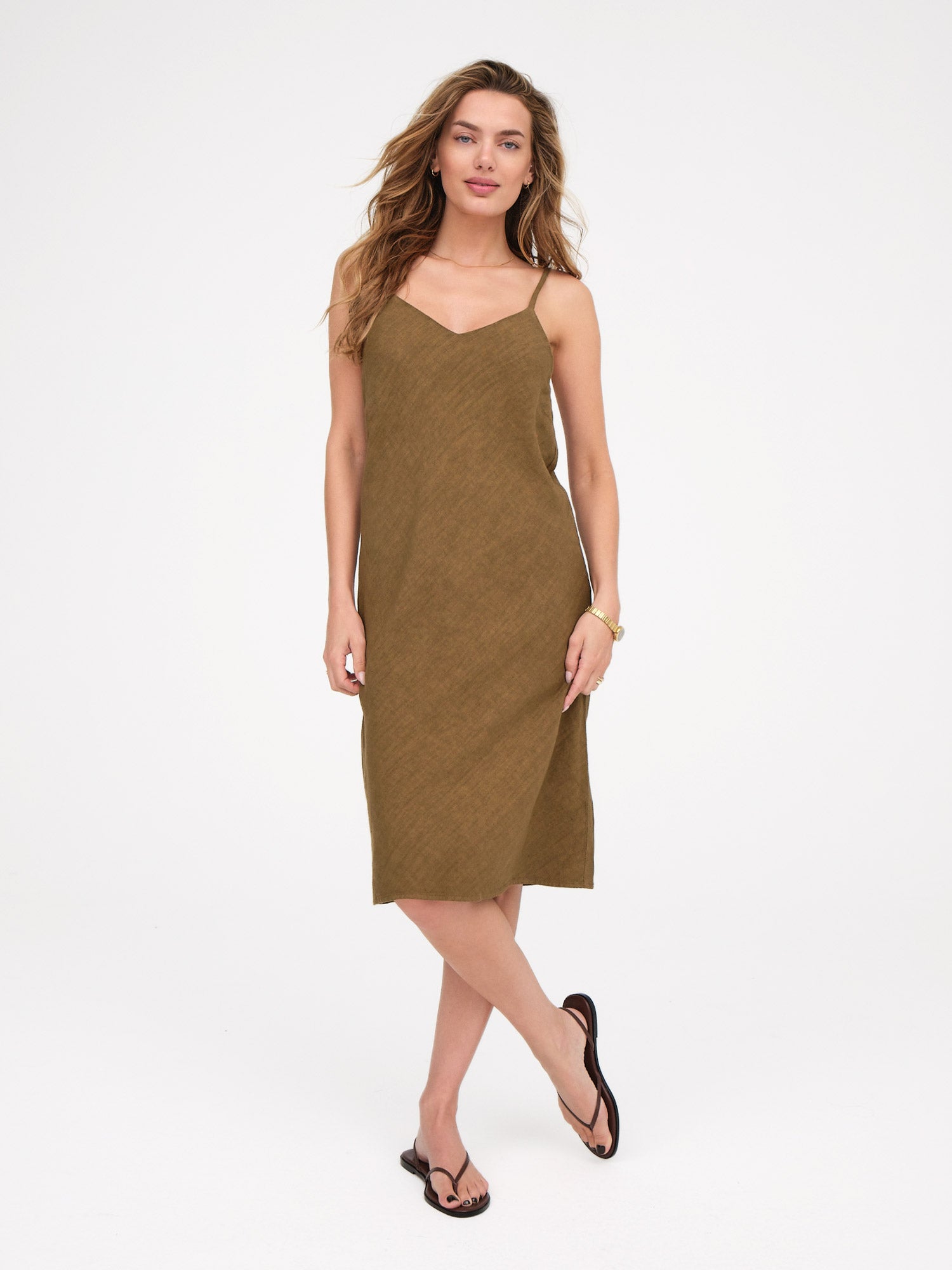 Linen Slip Dress – MATE the Label