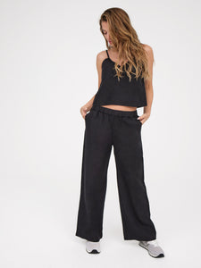 Linen Wide Leg Pant