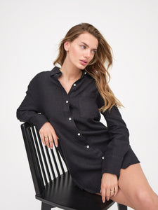 Linen Shirt Dress