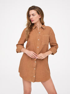 Linen Shirt Dress