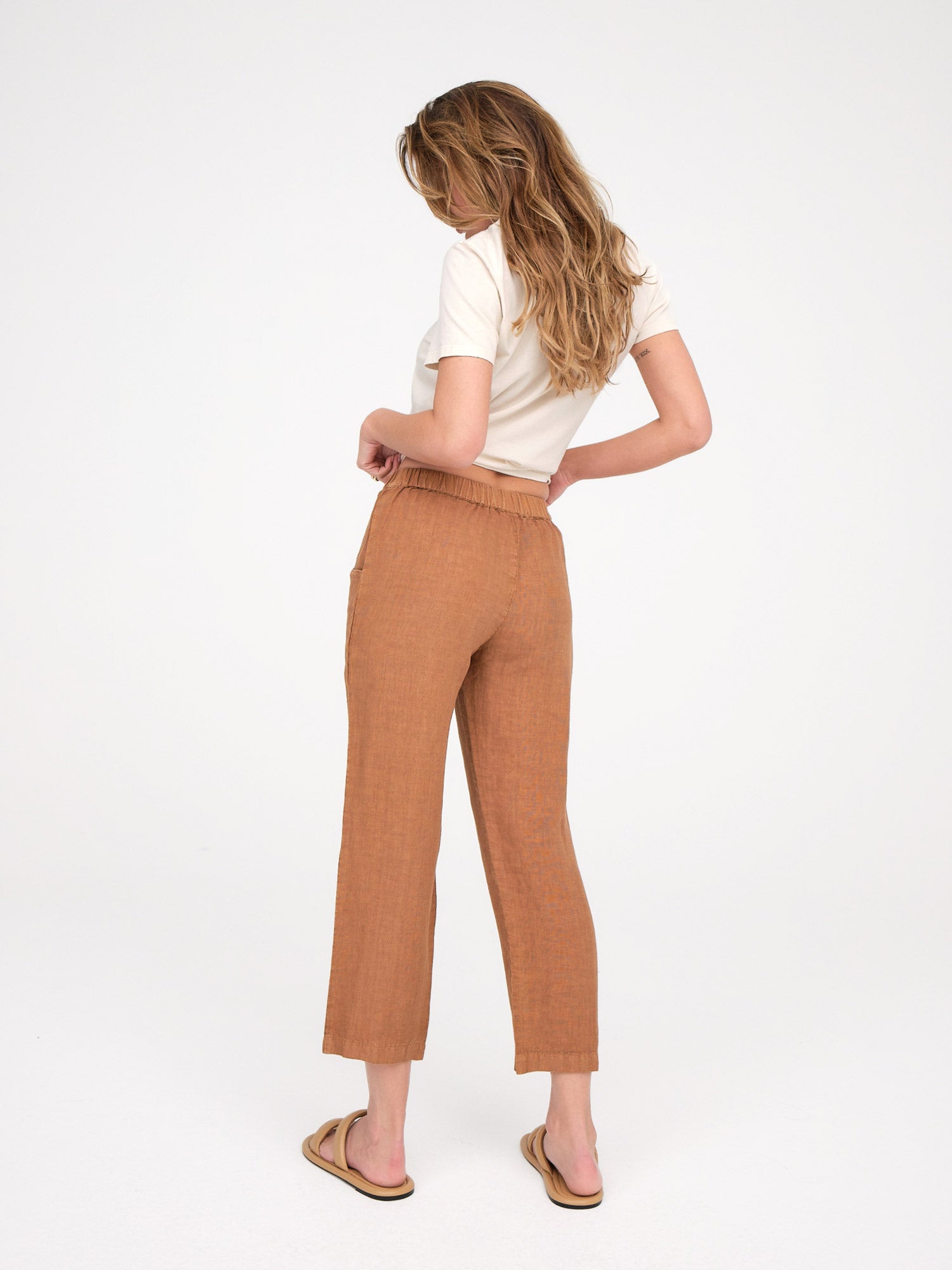 Linen High Waisted Pant – MATE the Label