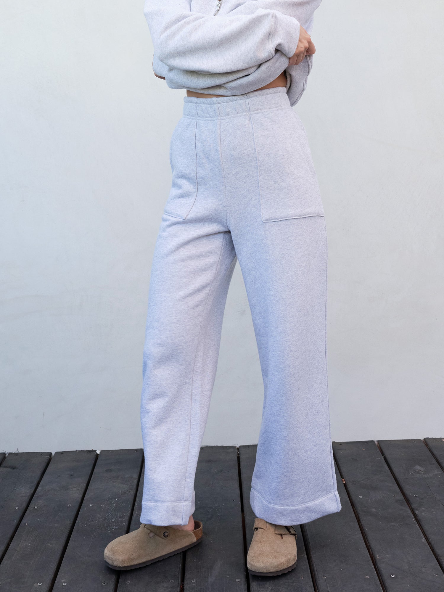 Organic Fleece Wide Leg Pant – MATE the Label