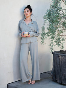Tencel Button Down Sleep Shirt